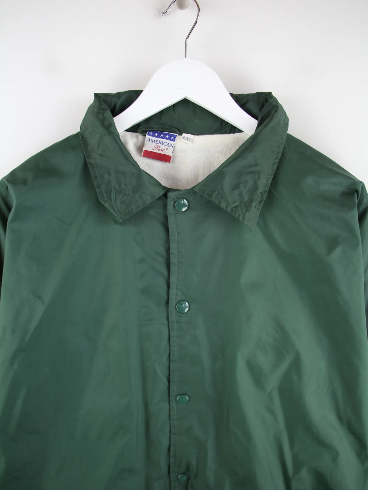 Vintage Leichte Jacke Grün XL – Etikett