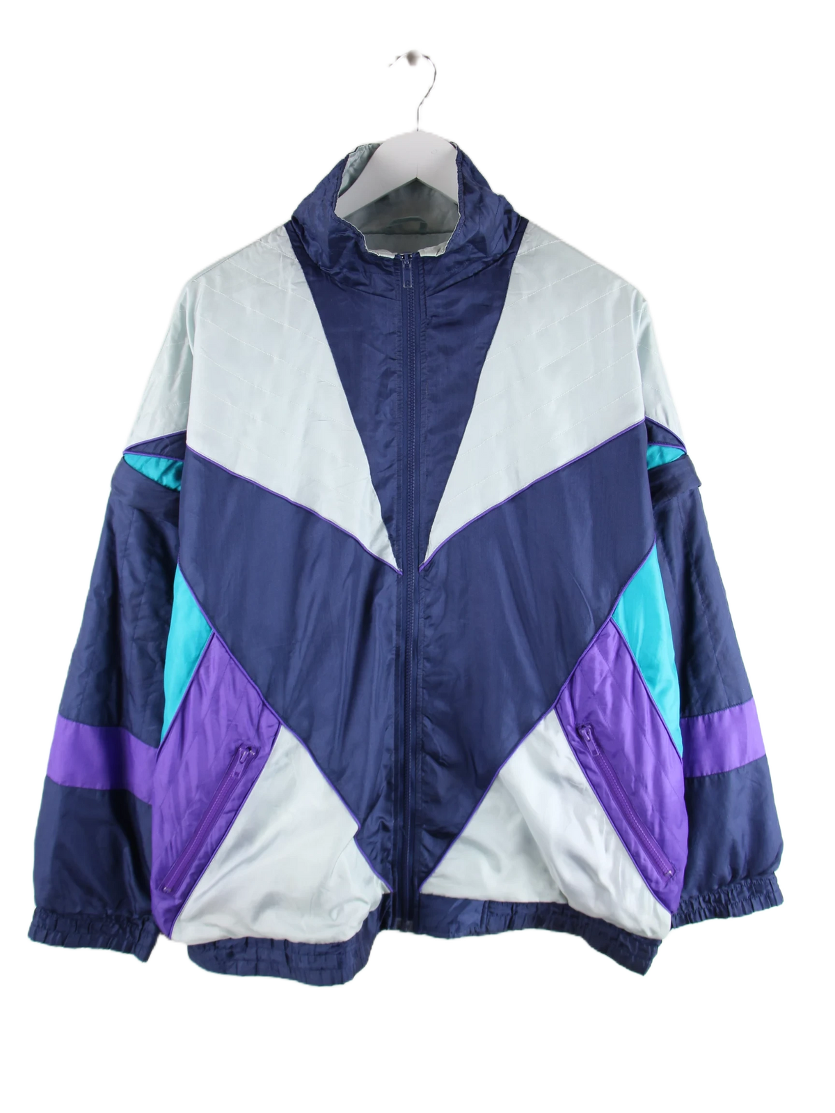 Vintage Leichte Jacke Mehrfarbig L – Vorderseite