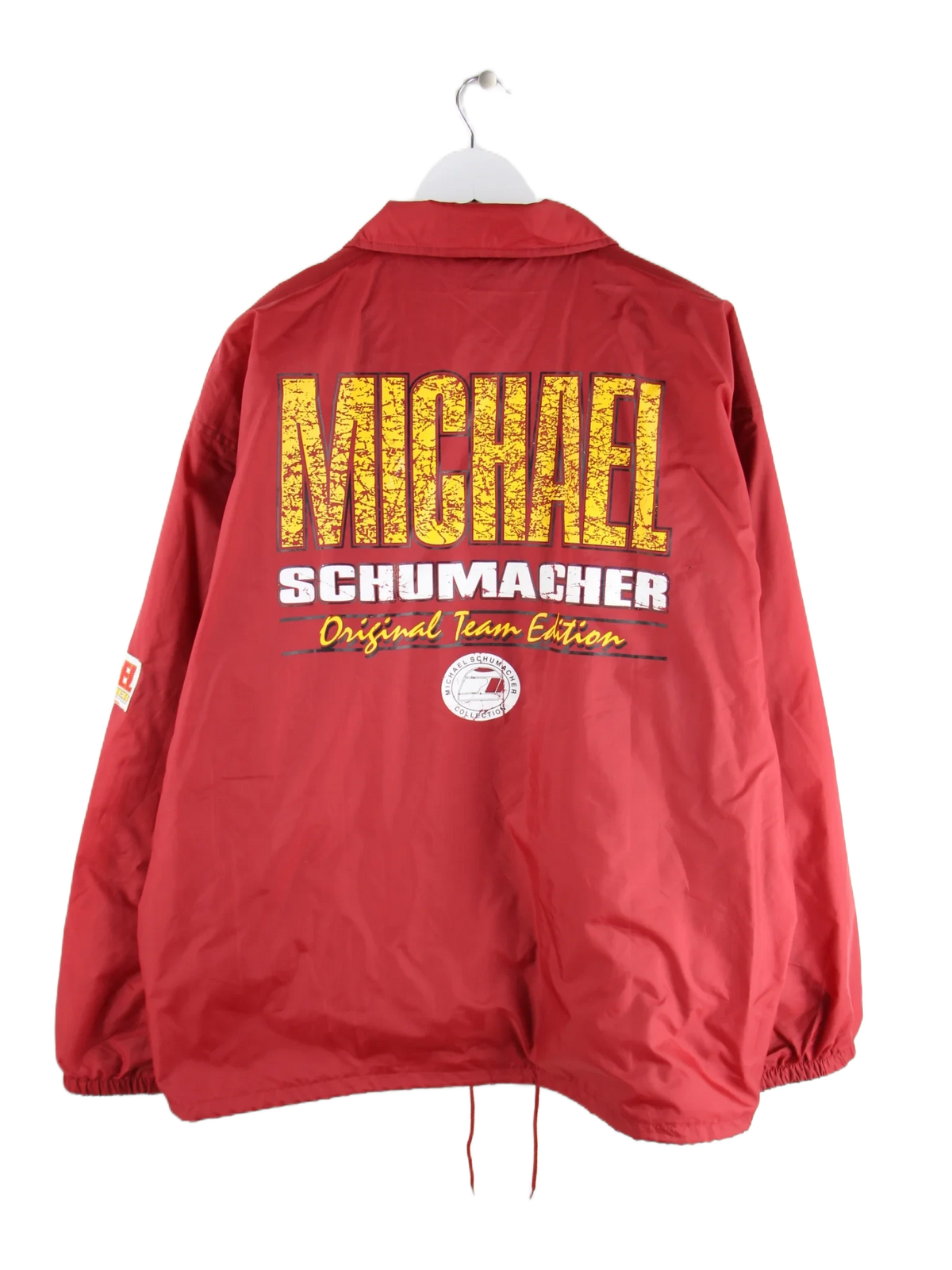 Vintage Leichte Jacke Rot XL – Rückseite