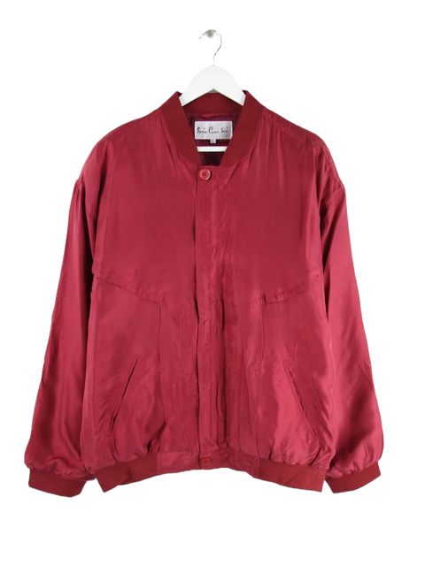Vintage Leichte Jacke Rot XL – Vorderseite