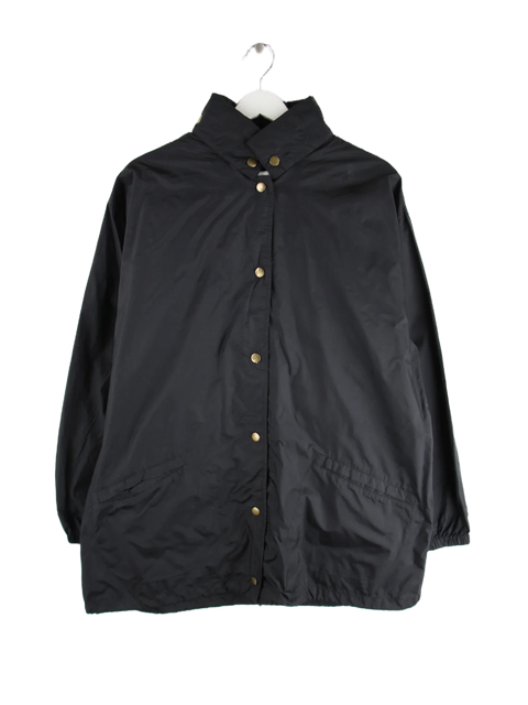 Vintage Leichte Jacke Schwarz L – Vorderseite