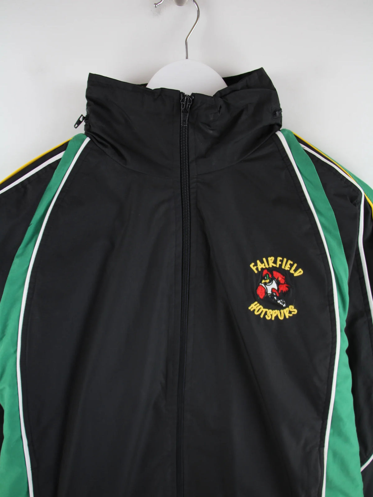 Vintage Leichte Jacke Schwarz S – Detailansicht Vorderseite