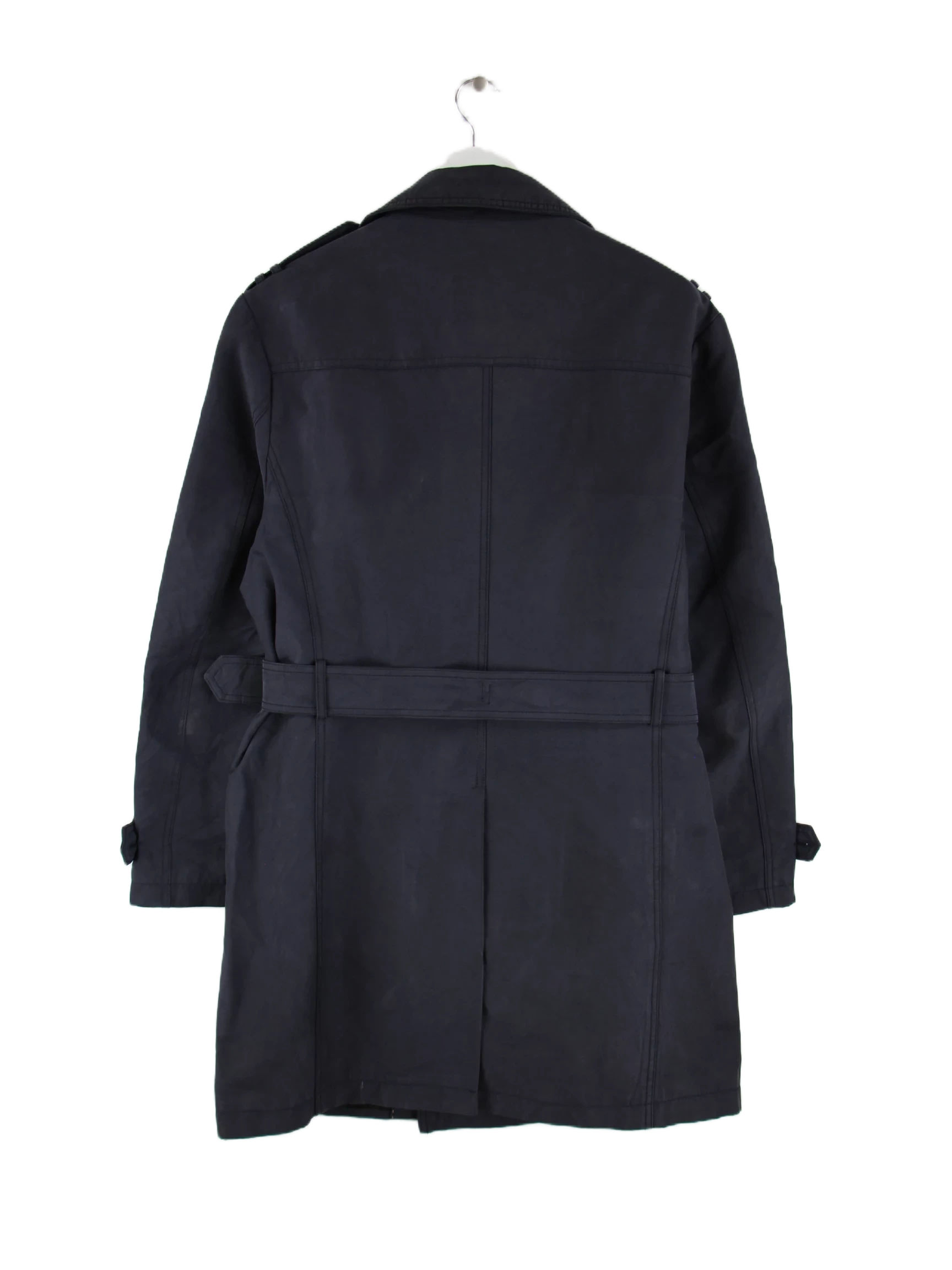 Vintage Mantel Blau L – Rückseite