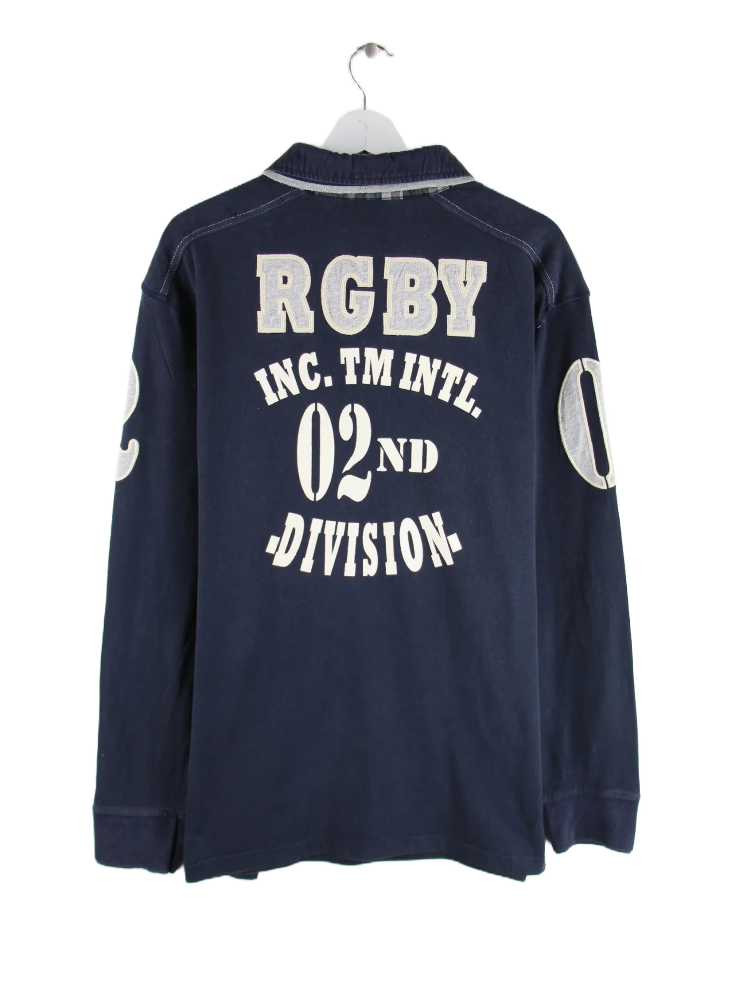 Vintage Polo Blau XXL – Rückseite