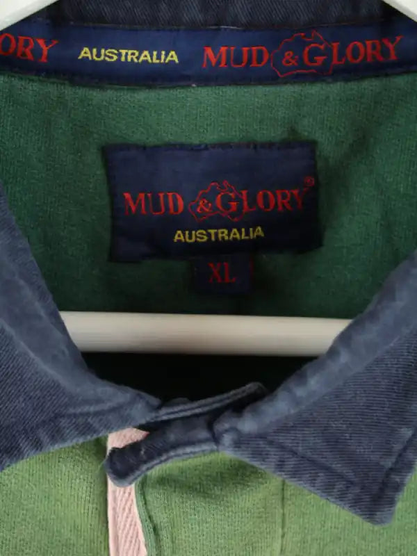 Vintage Polo Mehrfarbig XL – Etikett