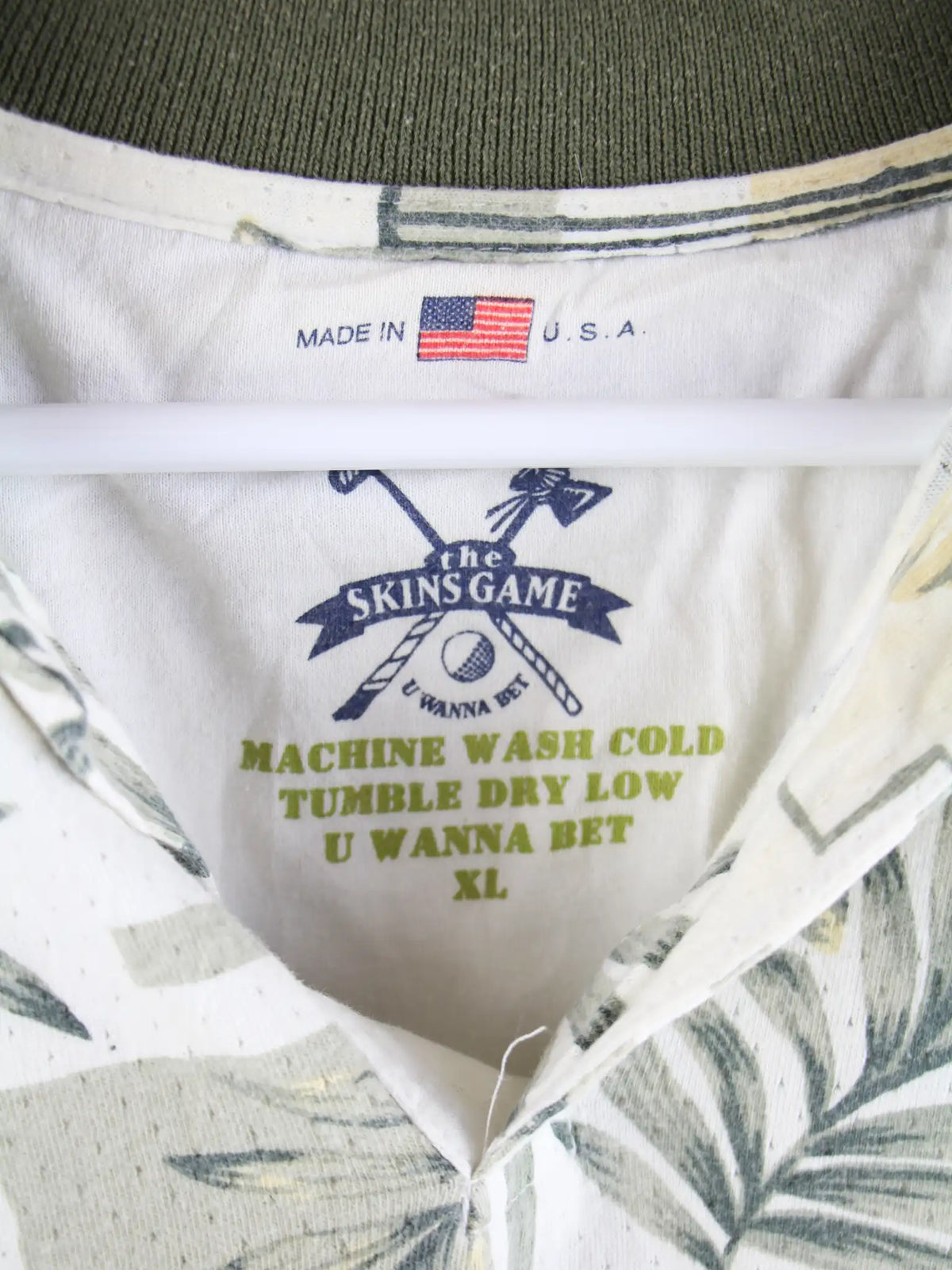 Vintage Polo Mehrfarbig XL – Etikett