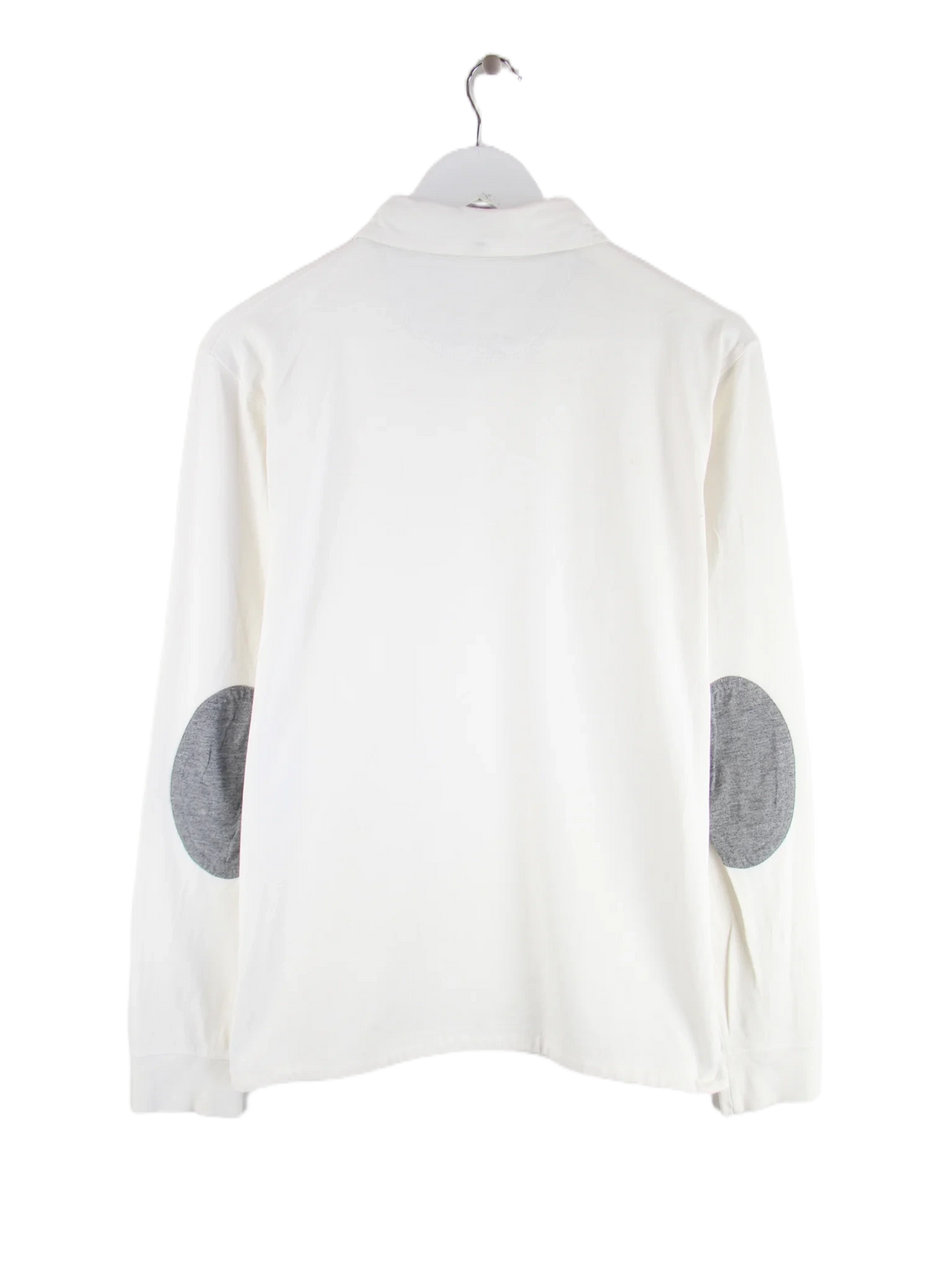 Vintage Polo Weiß M – Rückseite