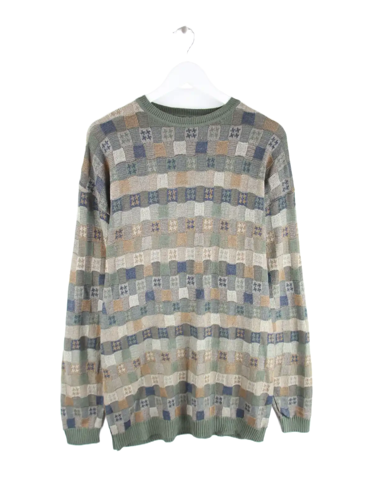 Vintage Pullover Mehrfarbig XXL – Vorderseite