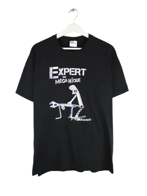 Vintage T-Shirt Schwarz XL – Vorderseite
