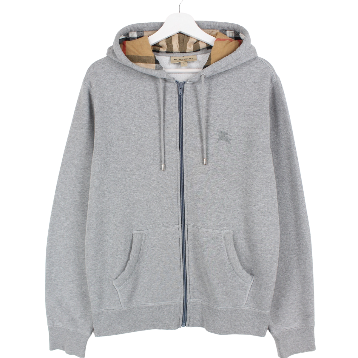 Burberry verarbeitete zip up jacket