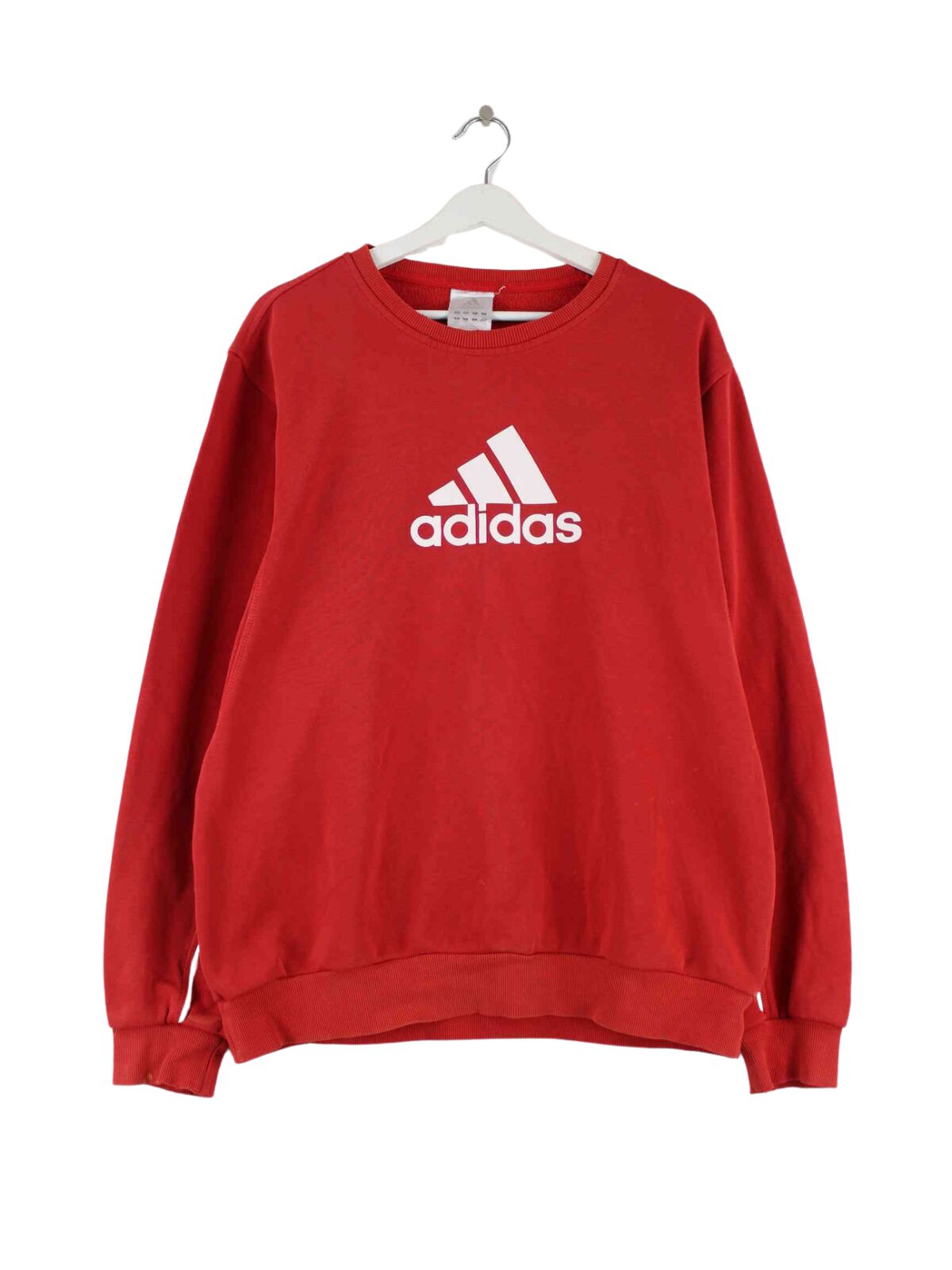 Adidas Logo Print Sweatshirt Rot XL (front image)