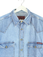 Marlboro 90s Vintage Jeans Hemd Blau XL (back image)