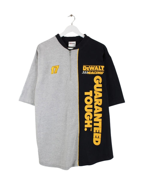 Chase 00s Nascar DEWALT Racing Half Zip T-Shirt Grau XXL