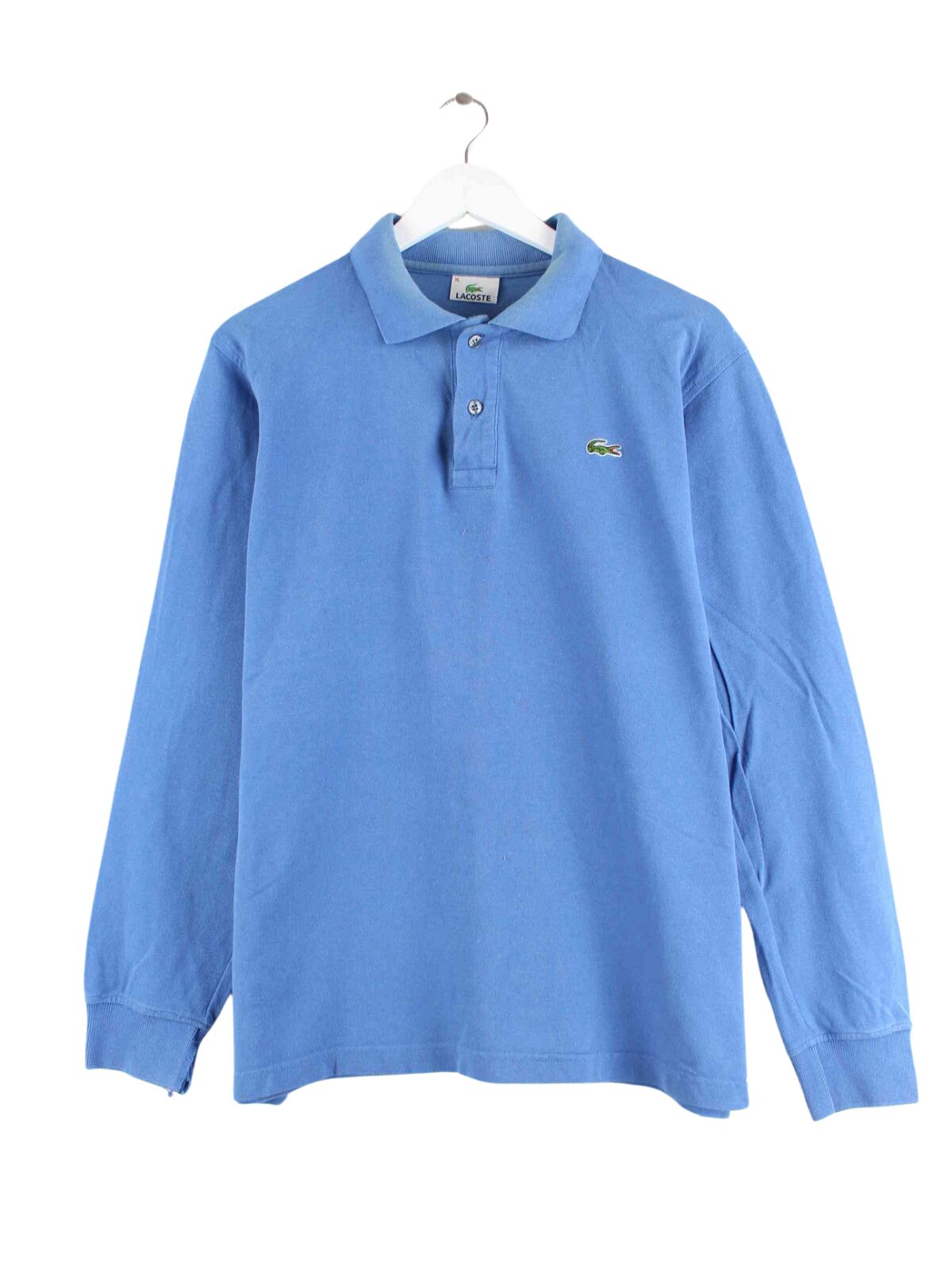 Lacoste 00s Langarm Polo Blau XL (front image)