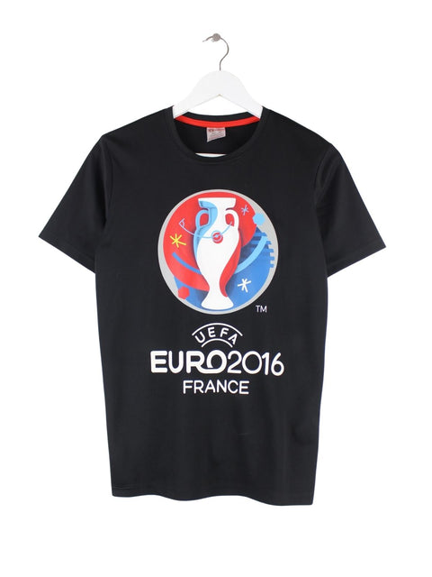 Vintage EURO 2016 France Trikot Schwarz S