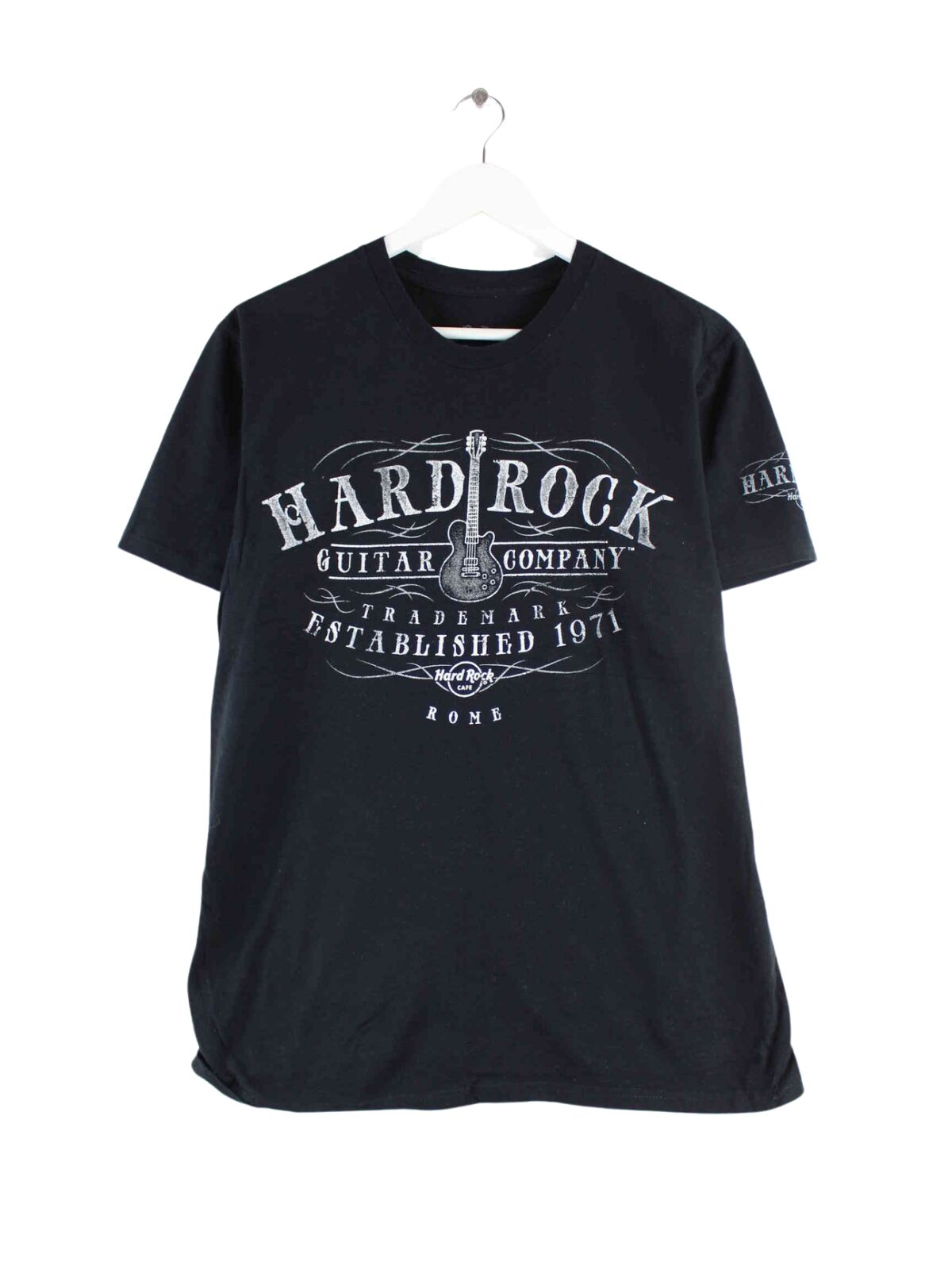 Hard Rock Cafe Print T-Shirt Schwarz M (front image)