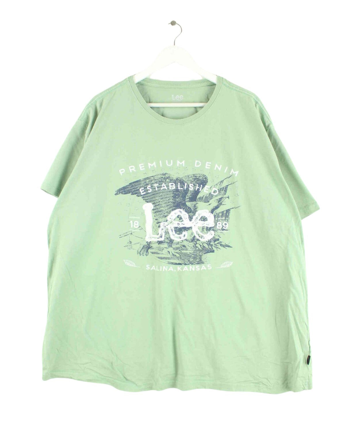 Lee U.S.A Kansa Print T-Shirt Grün 3XL (front image)