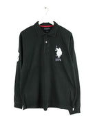 U.S. Polo ASSN. Big Logo Langarm Polo Schwarz M (front image)