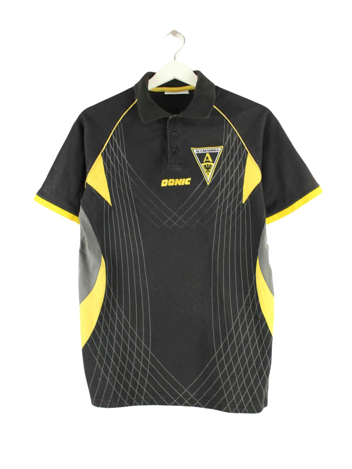 Vintage Alemannia Aachen Polo Schwarz S (front image)