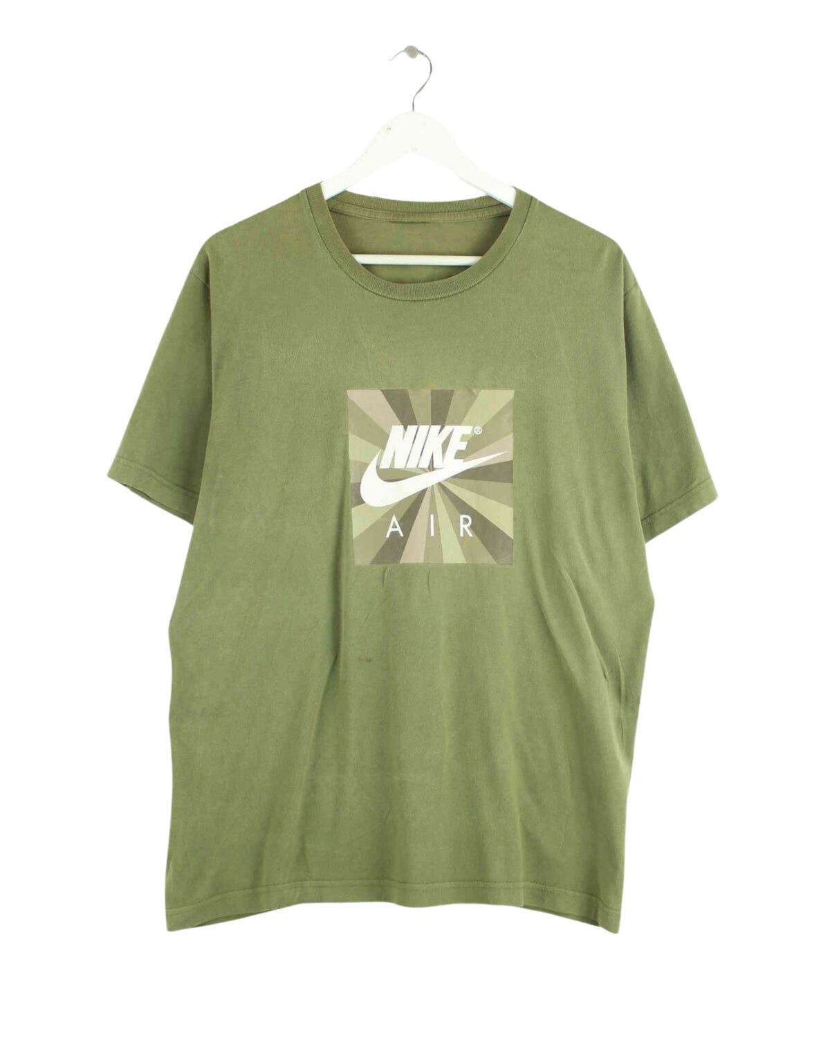 Nike Air Print T-Shirt Khaki M (front image)