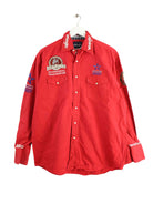 Wrangler Vintage 90s Embroidered Rodeo Hemd Rot L (front image)