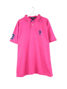 U.S. Polo ASSN. Embroidered Polo Pink XXL (front image)