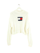 Tommy Hilfiger Damen Pullover Weiß M (front image)