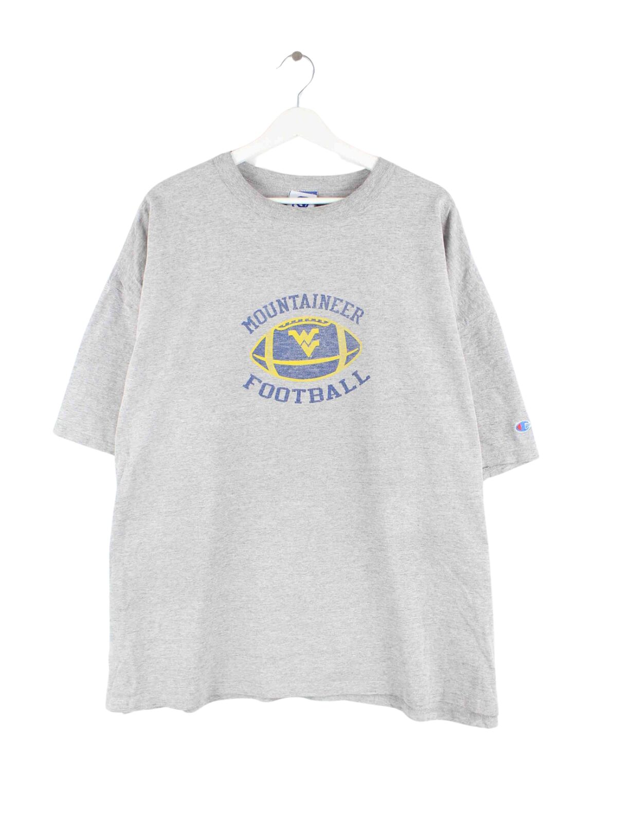 Champion Mountaineer Football Print T-Shirt Grau XXL (front image)