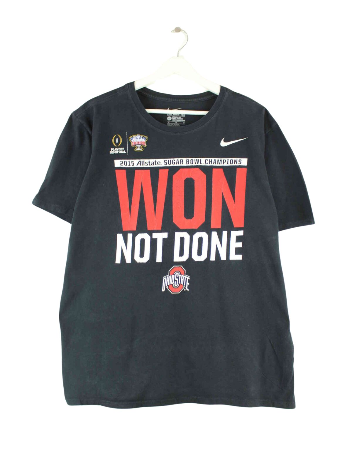 Nike 2015 Ohio State Champions Print T-Shirt Schwarz XL (front image)