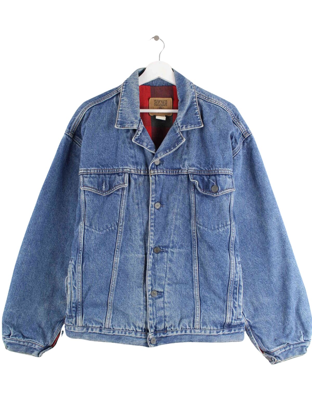 GAP 90s Vintage Jeans Jacke Blau L (front image)