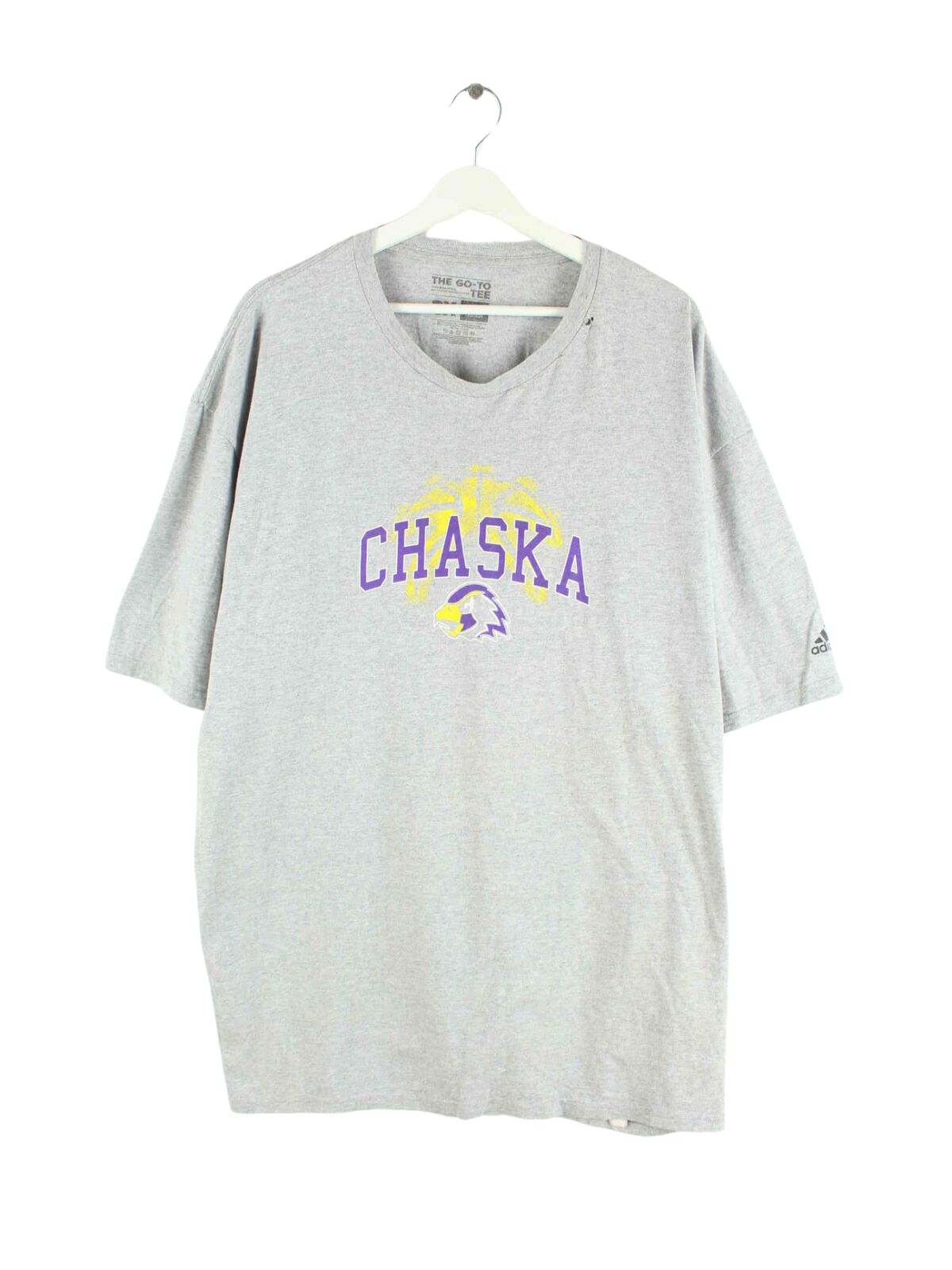 Adidas Chaska Basketball T-Shirt Grau 3XL (front image)