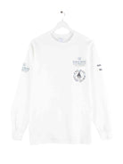 Gildan Yacht Club Print Sweatshirt Weiß M (front image)