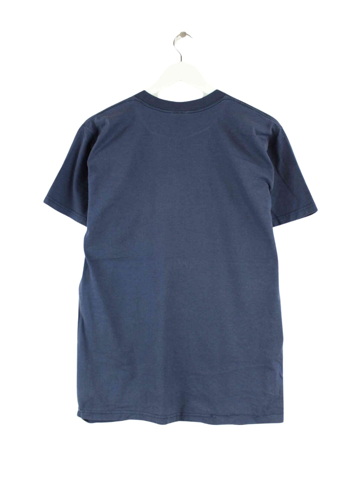 Fruit of the Loom 90s Vintage Ockanickon Print T-Shirt Blau M (back image)