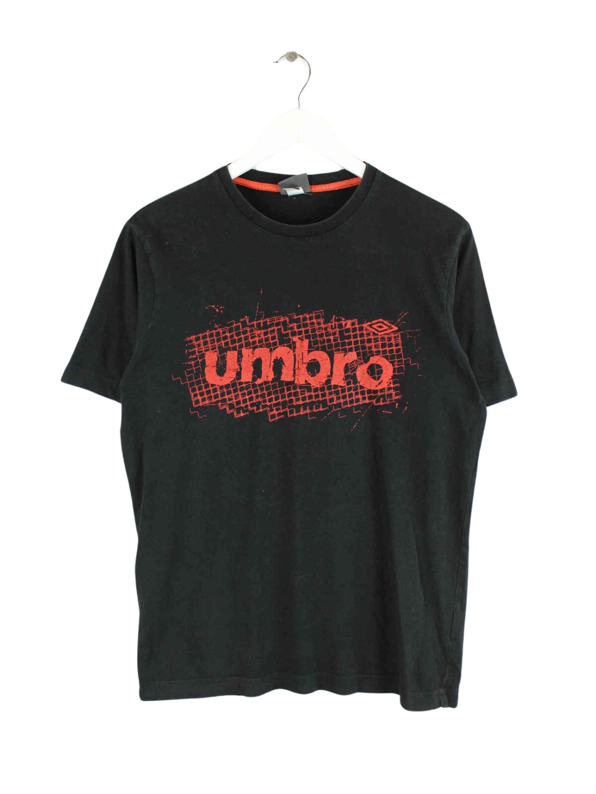 Umbro y2k Logo Print T-Shirt Schwarz S (front image)