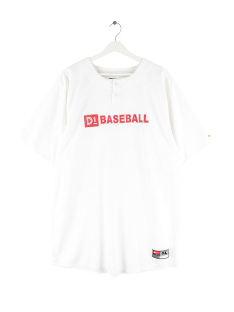 Nike Baseball Jersey Weiß XL
