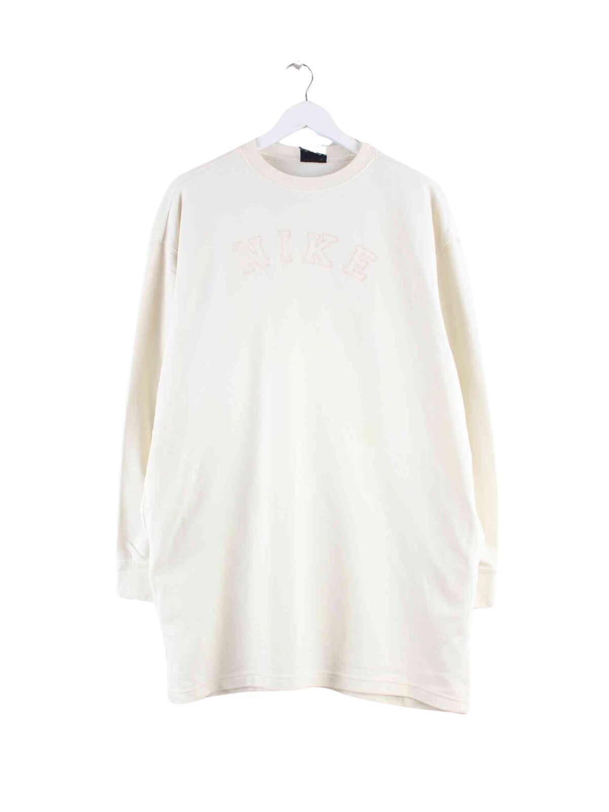 nike oversized sweatshirt beige
