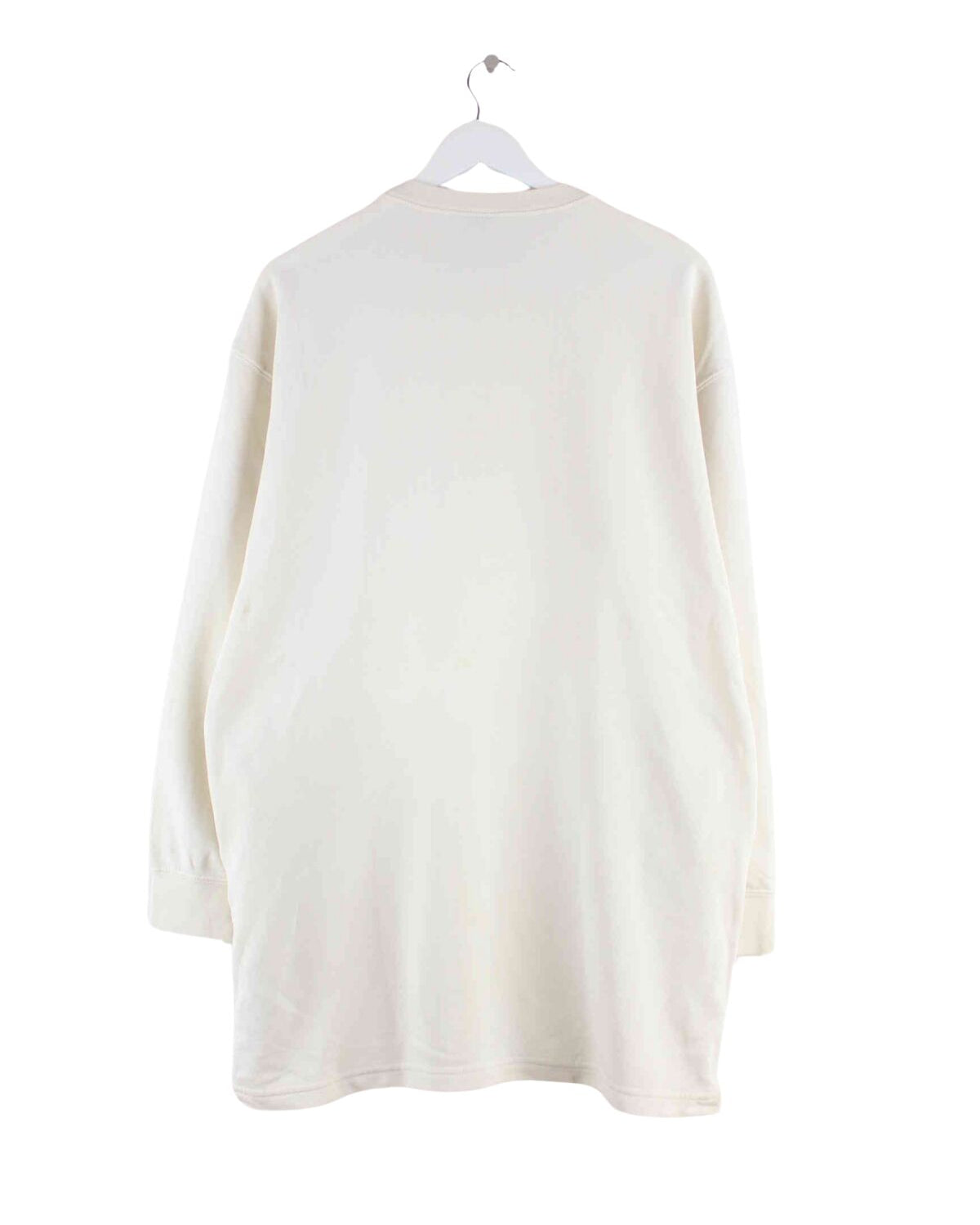 Nike Damen Oversized Embroidered Sweater Beige S (back image)