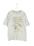 Vintage Fishing Print T-Shirt Grau XXL (front image)