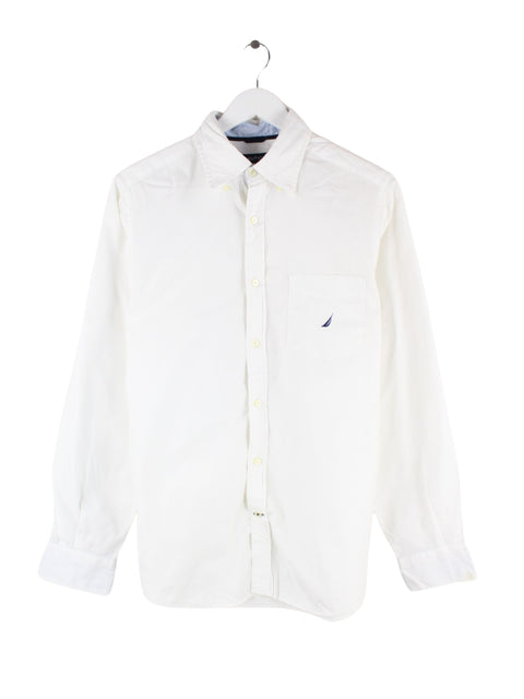 Nautica Two-Ply Hemd Weiß S