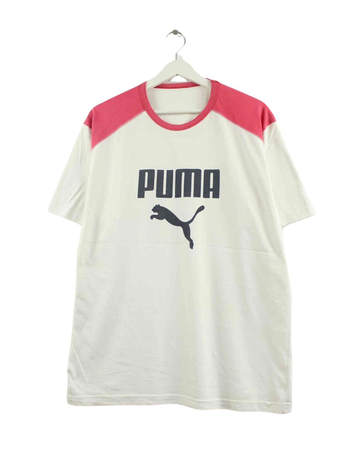 Puma Print T-Shirt Weiß L (front image)