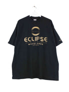 Jerzees 1999 Vintage Eclipse Print T-Shirt Schwarz XXL (front image)