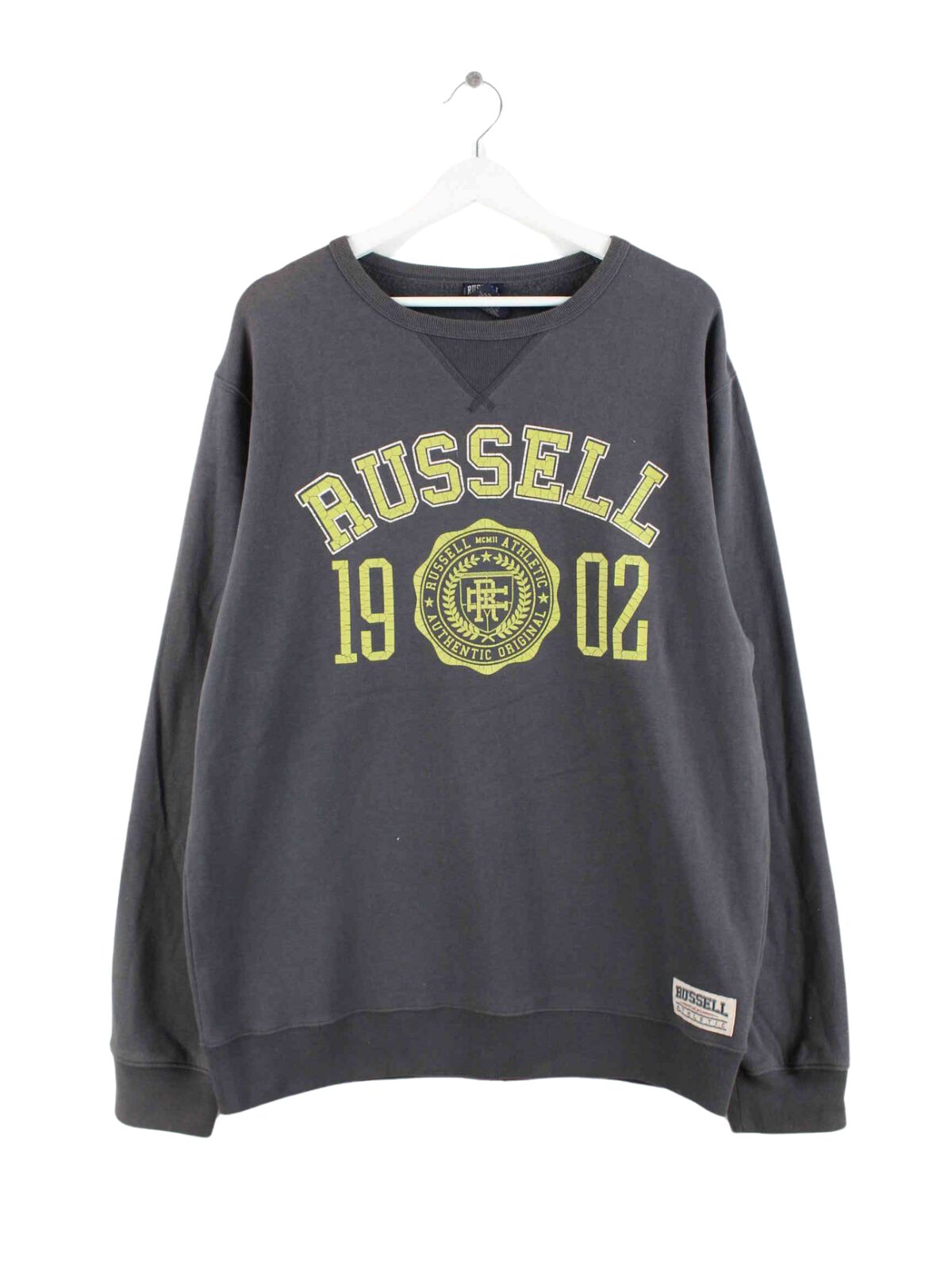 Russell Athletic Print Sweater Grey XL – Peeces