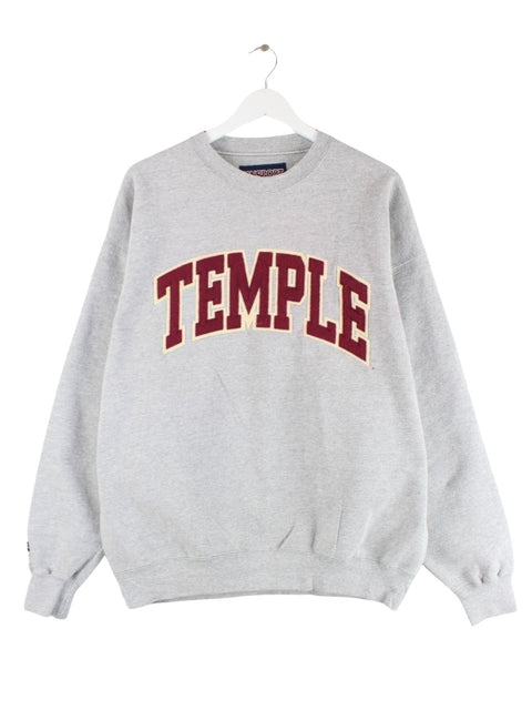 Jansport 90s Vintage Temple Heavy Sweater Grau XL
