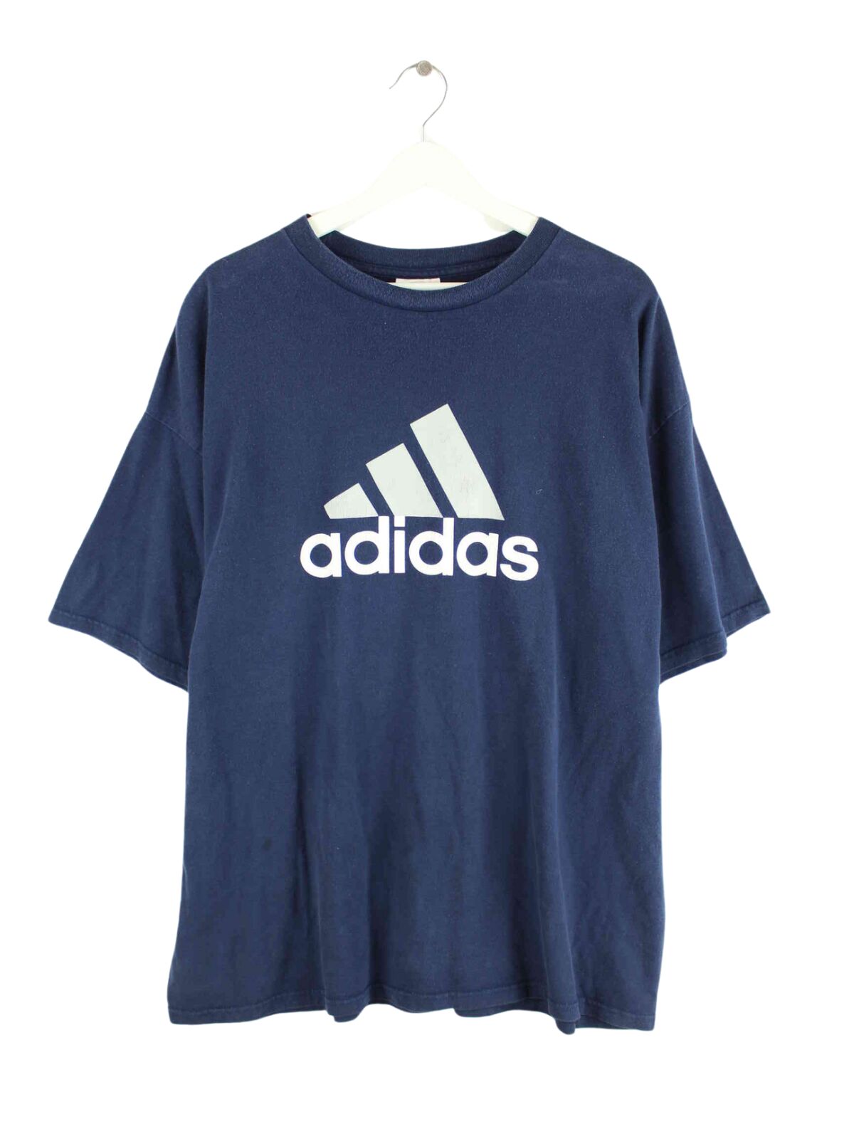 Adidas y2k Print T-Shirt Blau XL (front image)