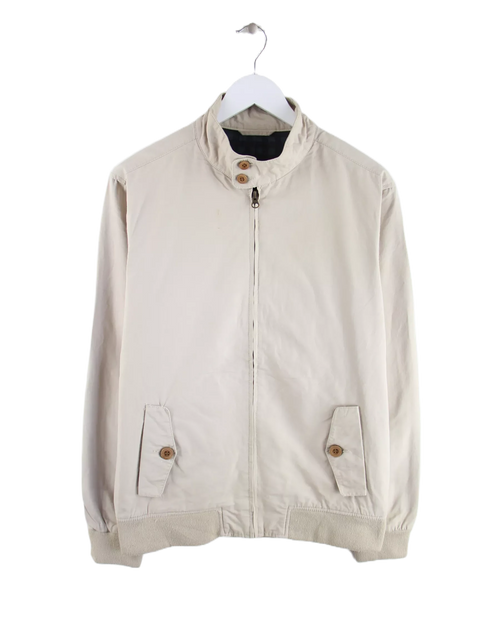 Vintage 00s Harrington Jacke Beige L
