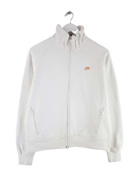 Nike 00s Basic Damen Sweatjacke Weiß L