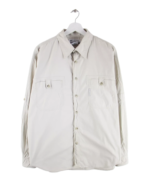 Columbia 00s Freizeit Hemd Beige L