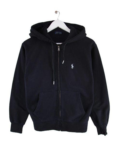 Ralph Lauren Basic Zip Damen Hoodie Blau S