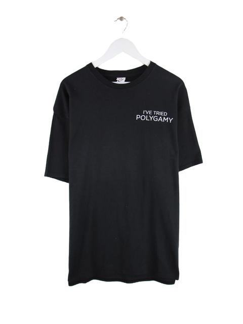 Delta 00s Wasatch Brewery Polygamy Porter Print T-Shirt Schwarz XXL