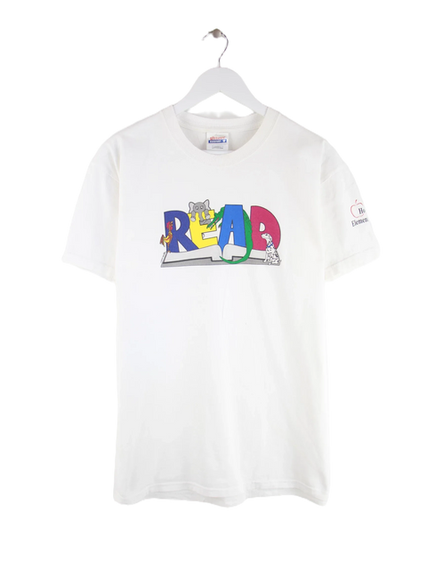 Hanes 00s Elementary School Print T-Shirt Weiß M